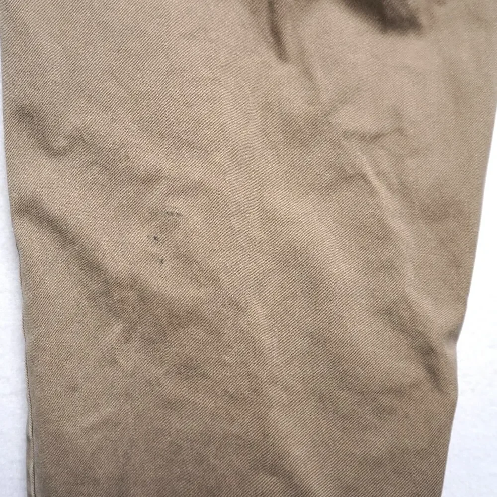 Vintage Banana Republic Khakis Flat Front Relaxed‎ Fit Tapered Size 34
